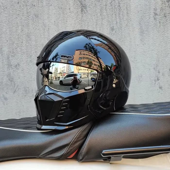 Casque de moto rétro pour hommes et femmes