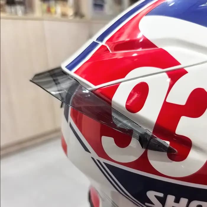 Aileron arrière de casque