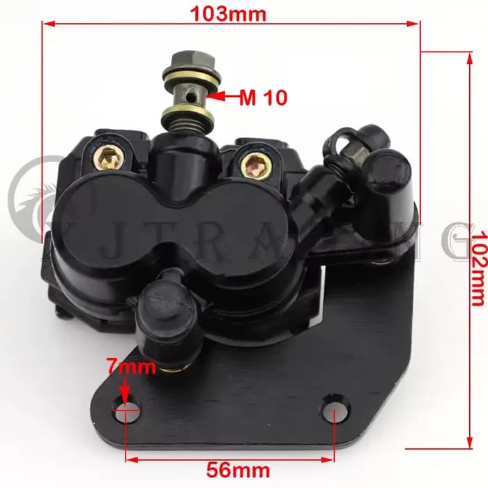 Assemblage d'étrier de frein hydraulique pour moto