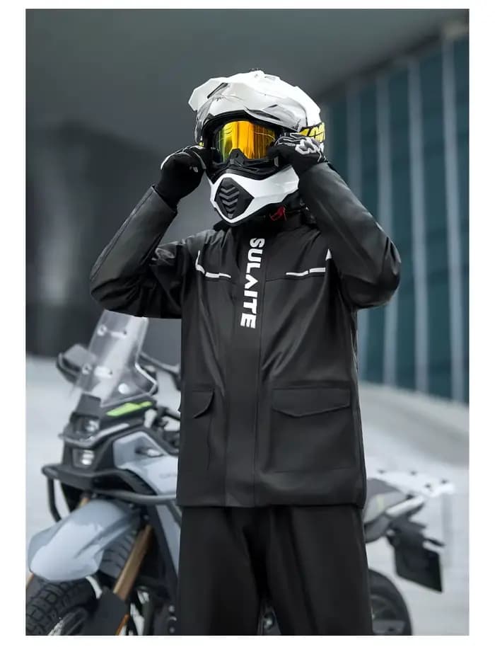 Combinaison de pluie pour moto pour hommes et femmes