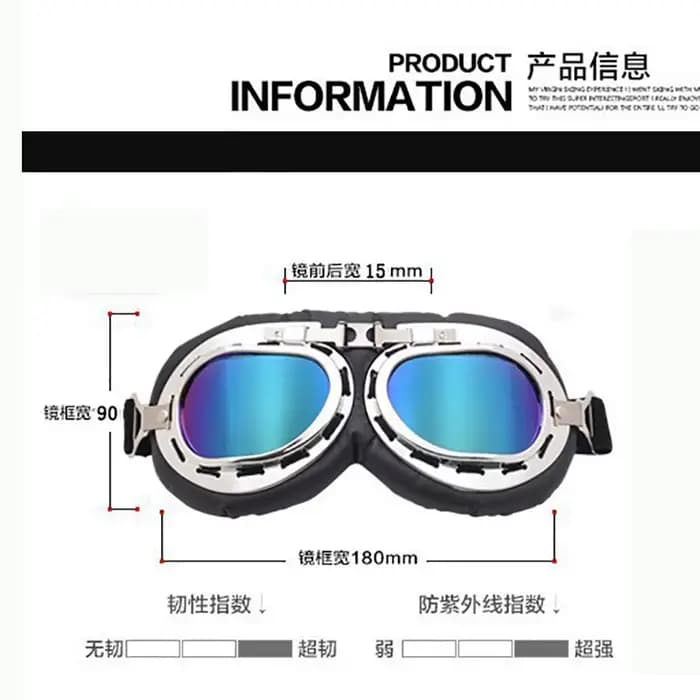 Lunettes de Moto Vintage