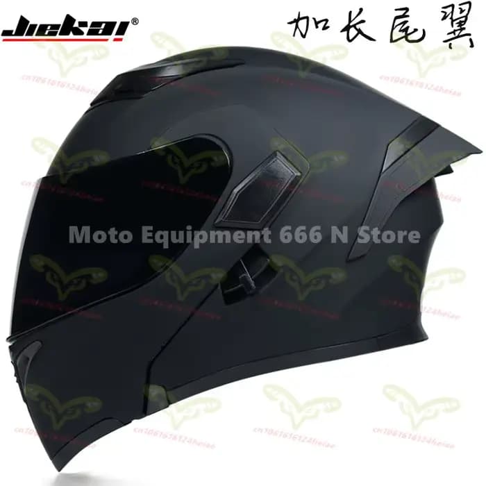 Casque de moto rabattable