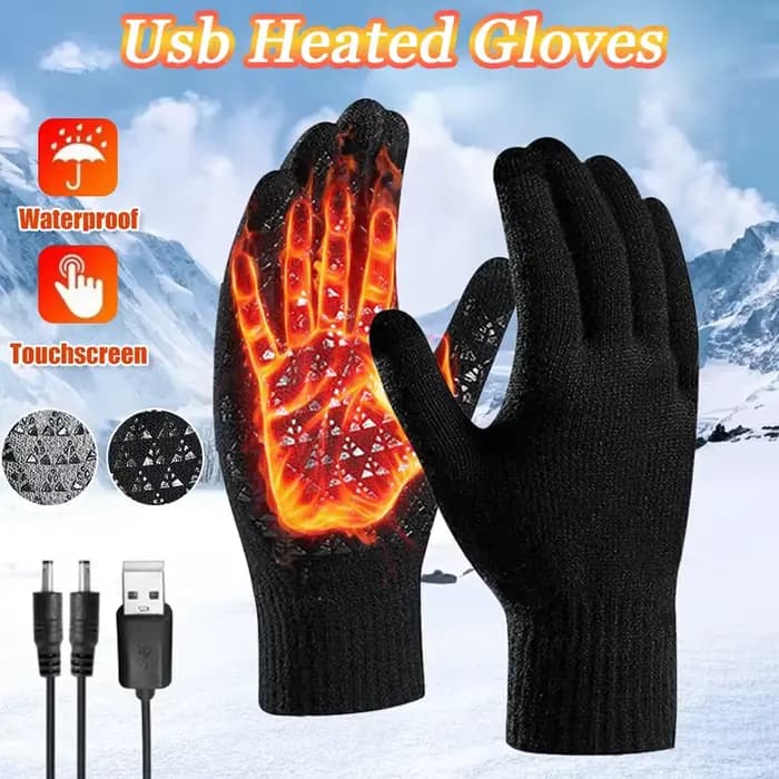 Gants chauffants électriques pour écran tactile