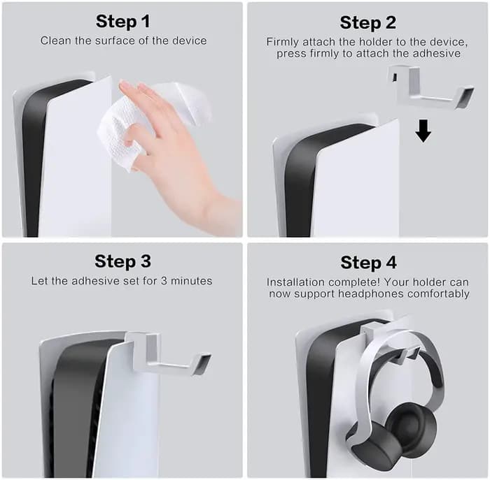 Support de cintre pour casque d'écoute