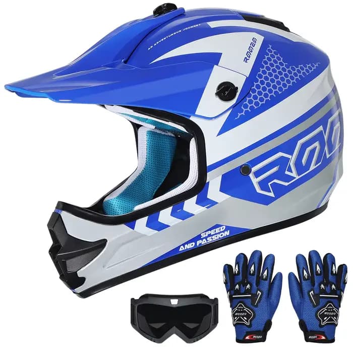 Casque enfant motocross garçons et filles