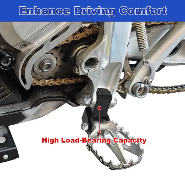 Supports de fixation avant en aluminium pour repose-pieds de moto électrique tout-terrain