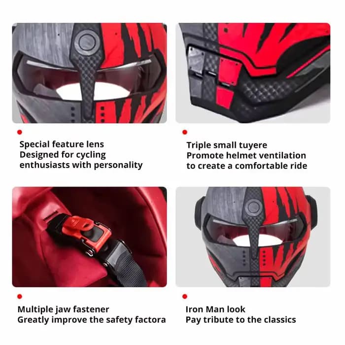 Casque de Moto intégral pour motard