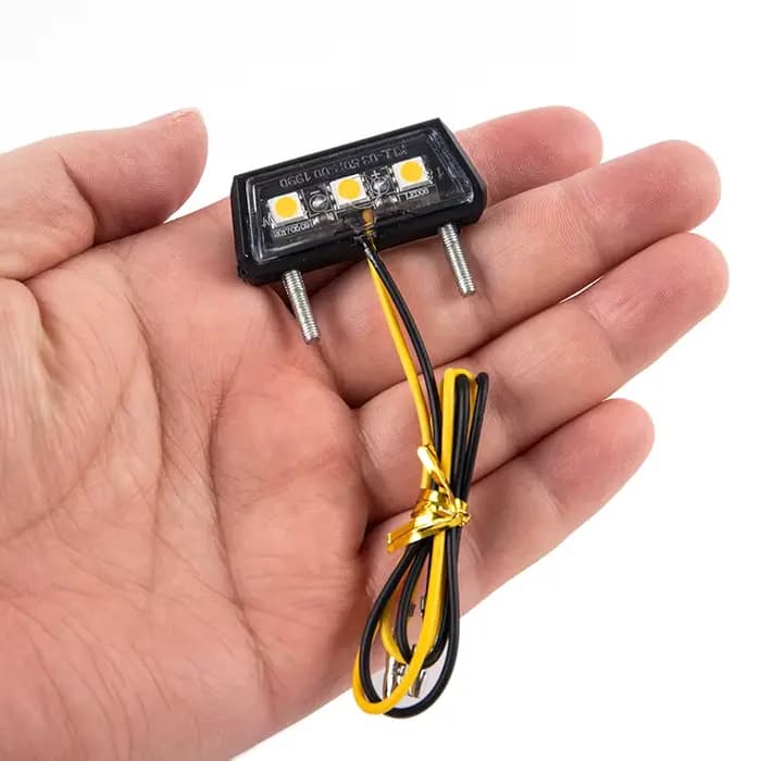 Lumière LED pour plaque d'immatriculation de moto
