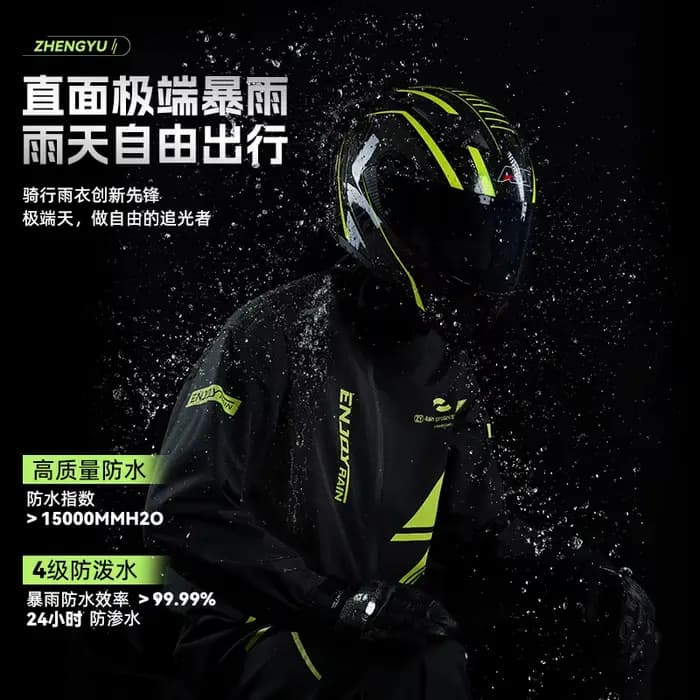 Nouvelle combinaison de pluie pour moto