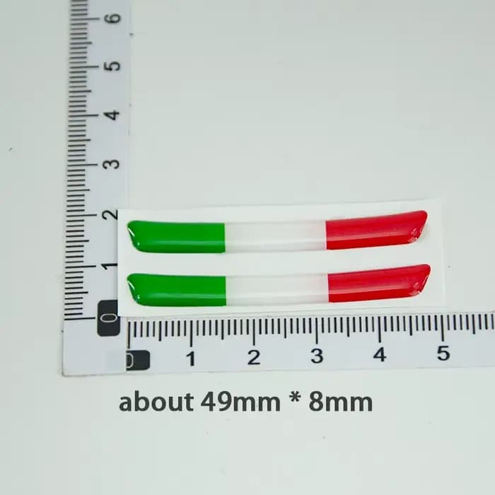 Autocollants drapeau italien pour Alfa Romeo Giulia Stelvio 159 Giulietta Mito