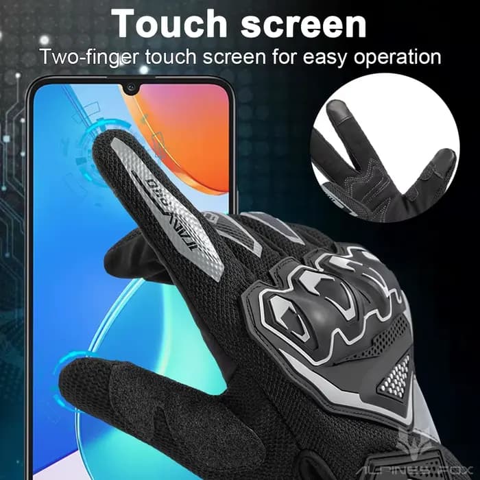 Été nouveaux gants de Moto hommes écran tactile