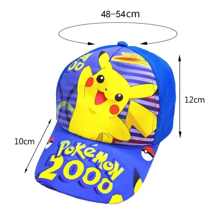 Casquette de Baseball Pokemon, chapeau Pikachu réglable, Cosplay Pokemon, Hip Hop, pour enfants, filles et garçons, figurines d'anime, jouets, cadeaux pour enfants