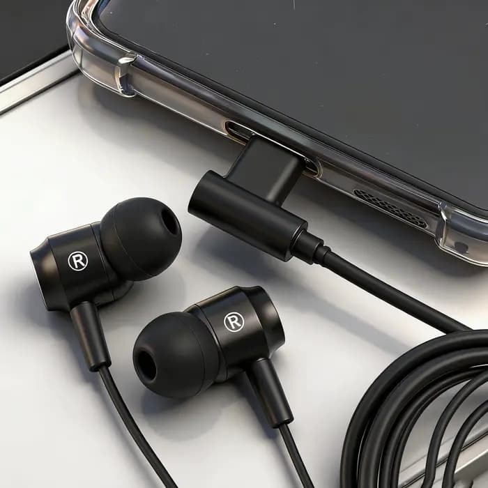 Casque de jeu filaire USB C magnétique Type C 3,5 mm Audio HIFI Écouteurs intra-auriculaires pour iPhone Samsung Xiaomi POCO Huawei