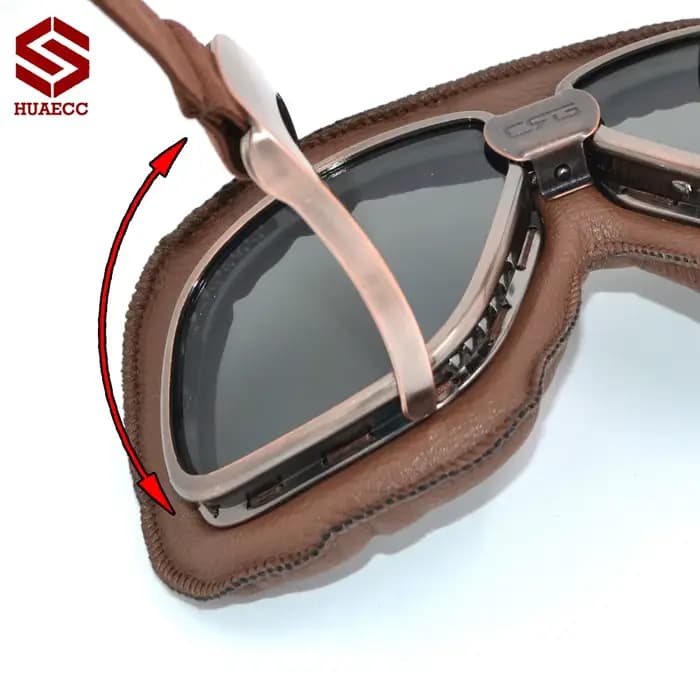 Lunettes de casque de moto