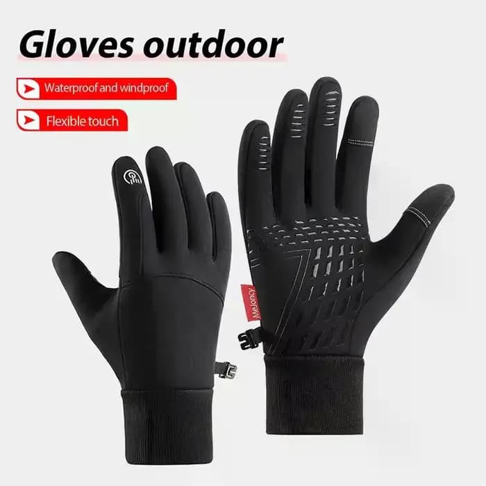 Gants d'hiver thermiques imperméables pour hommes et femmes
