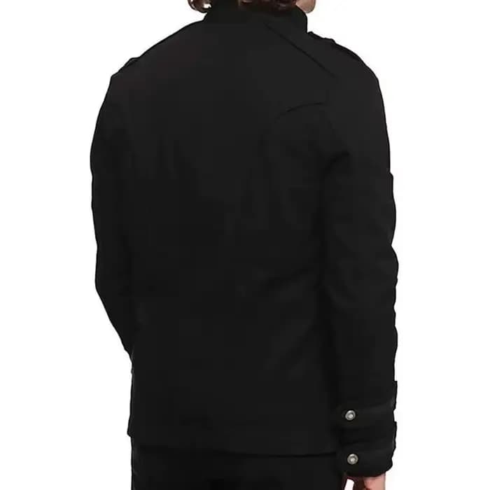 Veste pour homme, style gothique, steampunk, militaire, uniforme de parade, manteau Harajuku unisexe, noir, vintage, streetwear, coupe slim, tendance décontractée