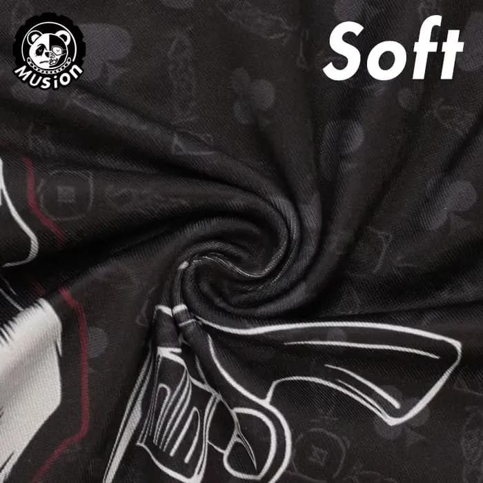 Musion Cagoule doublure de casque masque complet imprimé tête de mort Moto Topeng Muka Rider pour le cyclisme et