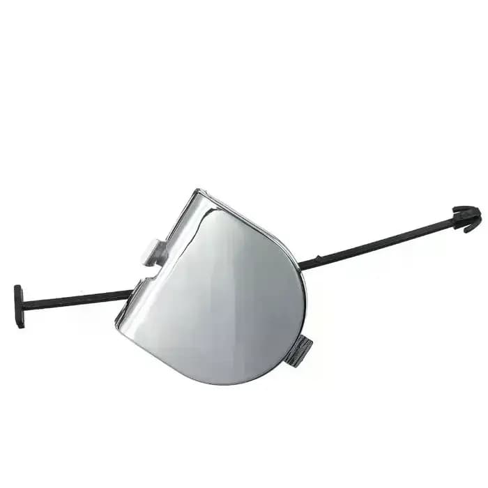 Crochet de remorquage pour pare-choc arrière de voiture, accessoires de bricolage, capuchon de couverture pour les yeux chromé pour Fiat 500 500C 2007 – 2012, 1 pièce
