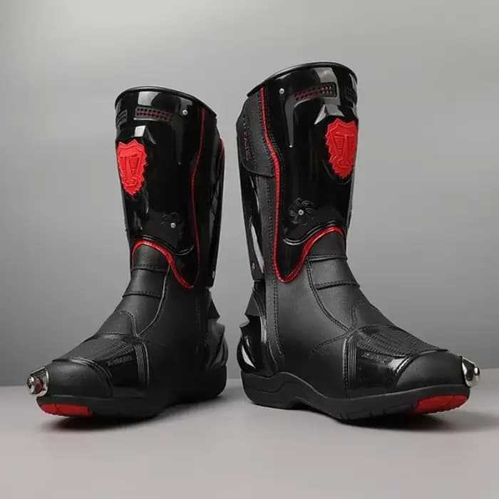 Bottes à plateforme pour moto