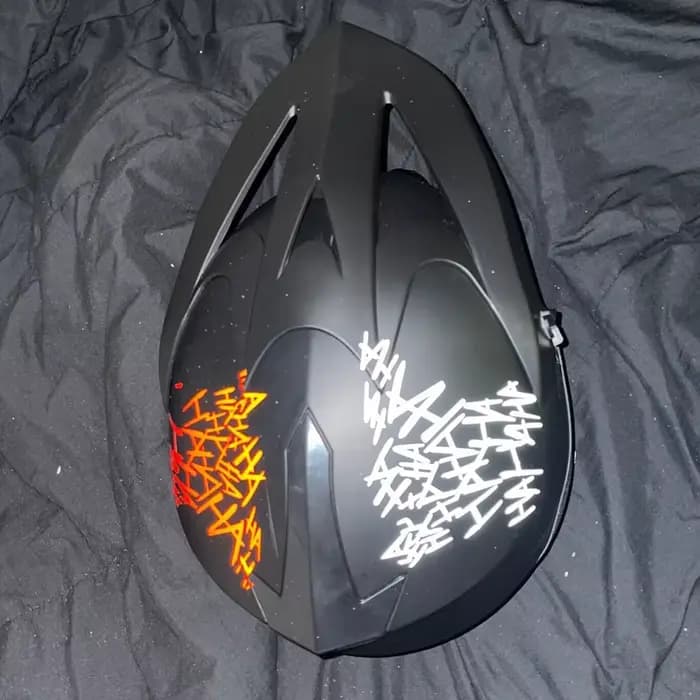 Autocollant drôle pour casque de moto