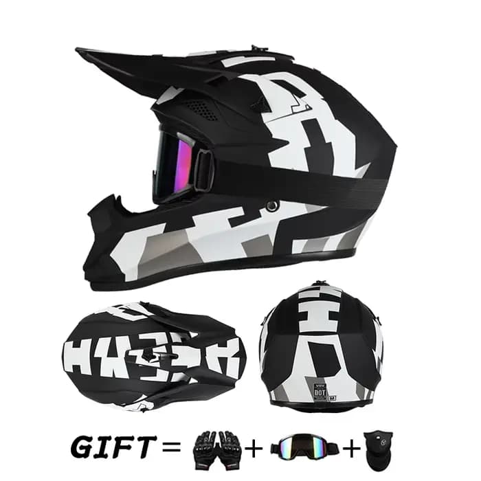 Casque de sécurité pour motocross pour enfants et adultes