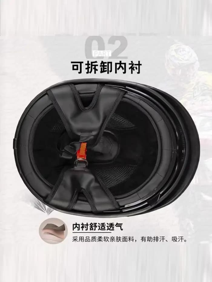 AD rétro casque en Fiber de carbone ultra-léger hommes croisière Moto demi-casque été