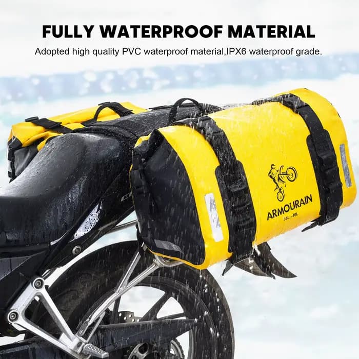 Sacs latéraux de moto imperméables 35L*2