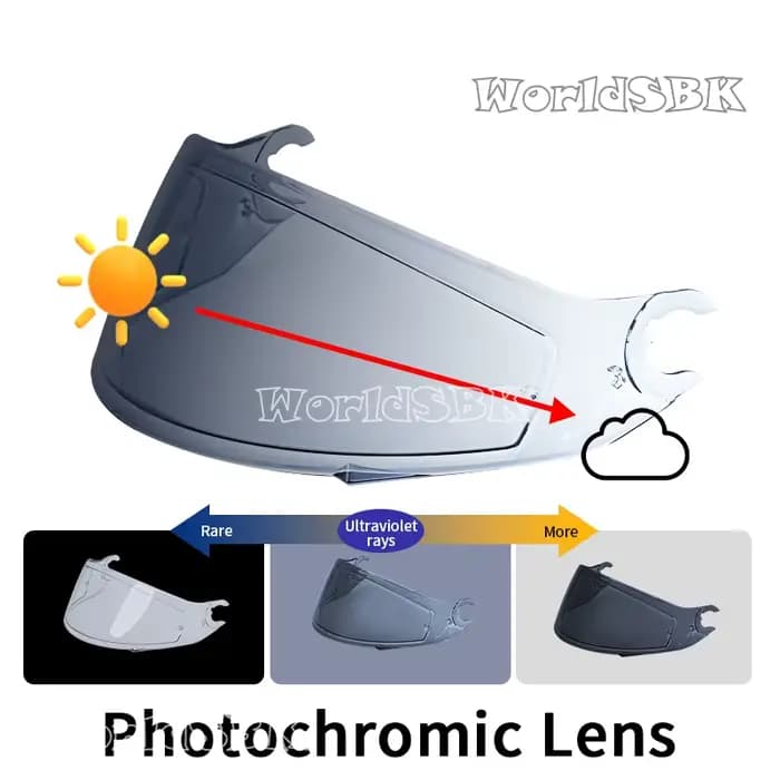 Visière de protection photochromique pour SHARK D Skwal D-Skwal 2