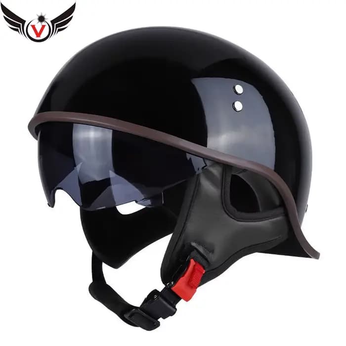 AD rétro Moto demi casque quatre saisons pour Harley