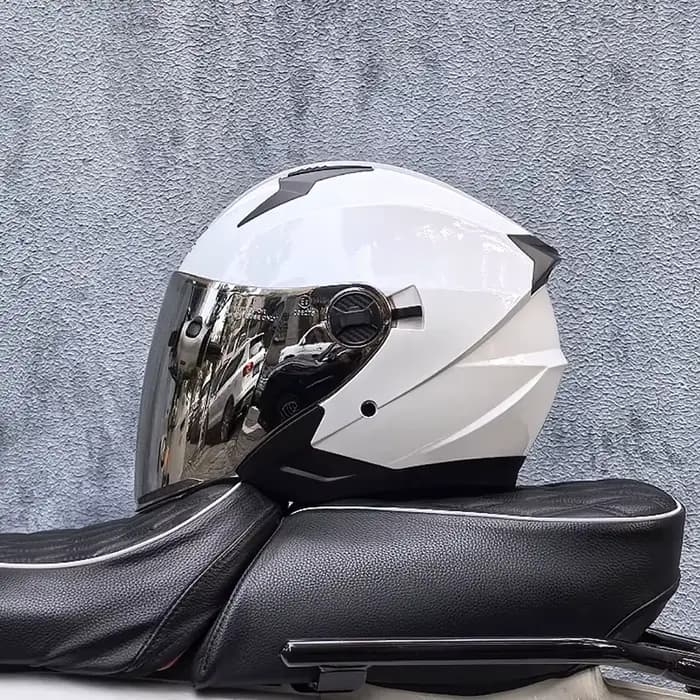 Casque moto ORZ, demi-visage