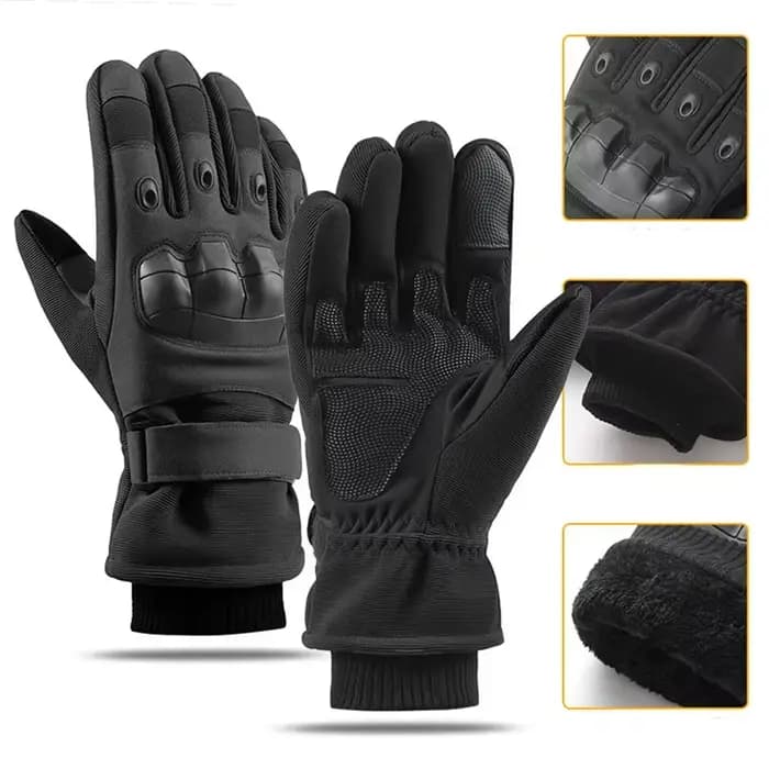Gants de moto d'hiver approuvés