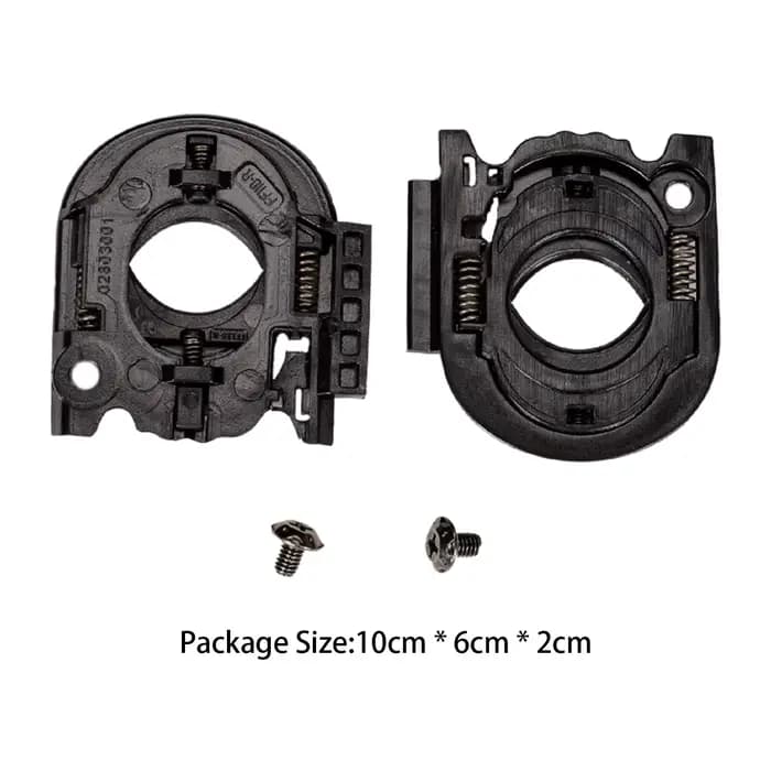 Base de bouclier de visière de casque