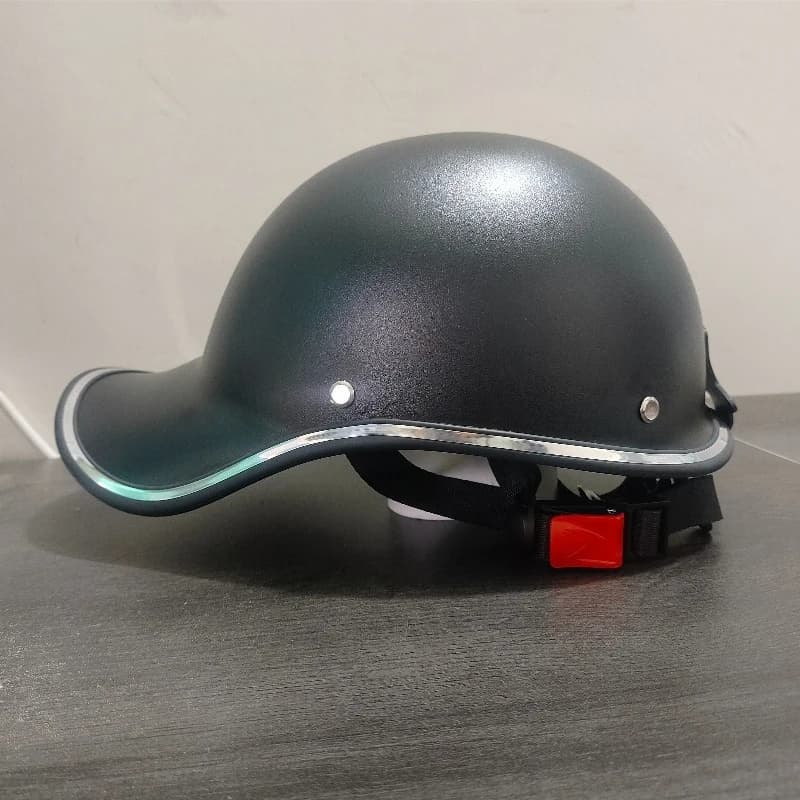 Casque de moto ouvert d'été, demi-casque classique et élégant, casque de moto anti-chute, casque de 