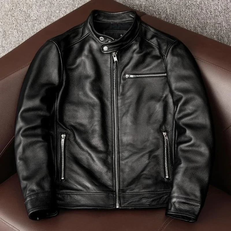 Shanlidadi printemps moto équitation nouvelle veste polyvalente décontractée hommes mode col montant