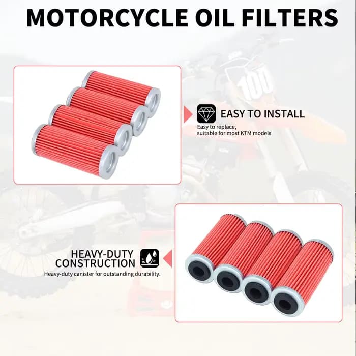 Filtre Oli de moto pour KTM EXC EXCF SXF SMR XCF XCW XCFW Six jours 250 300 350 400 450 505 530 EXC-