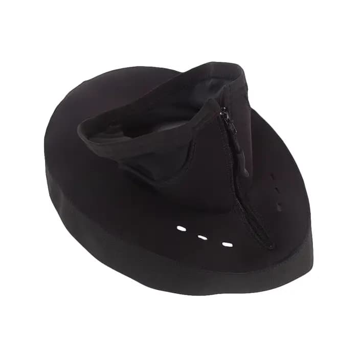Bavette coupe-vent universelle pour casque de moto avec fermeture éclair