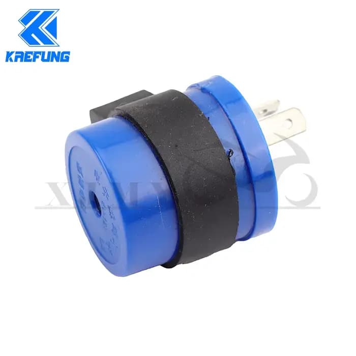 Clignotant intégré bleu pour moto, moteur, buzzer, clignotant, indicateur de citations, entrée DC 6V
