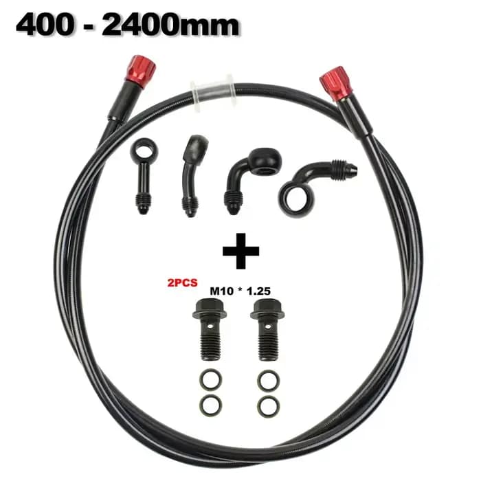 Tube de tuyau d'embrayage de frein hydraulique universel en acier pour moto M10, pour Dirt Bike, ATV