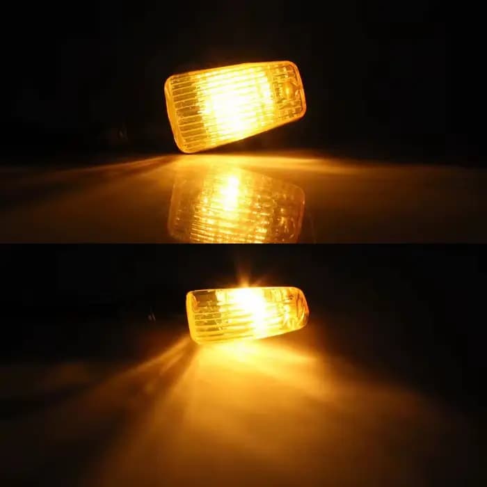 Clignotant de moto universel, ampoule ambre, clignotant, lampe de vélo