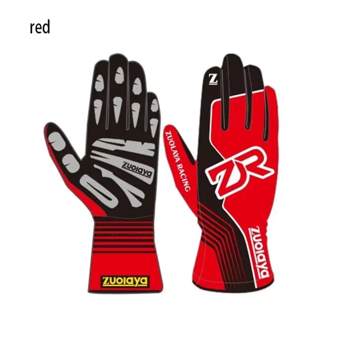 Gants de course tout-terrain pour kart en plein air, couture extérieure, antidérapants, légers et fi