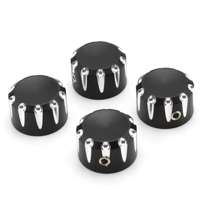 Boulons de tête de moto noirs/or, couvercle d'écrou en aluminium CNC pour Triumph Bonneville T120 T1