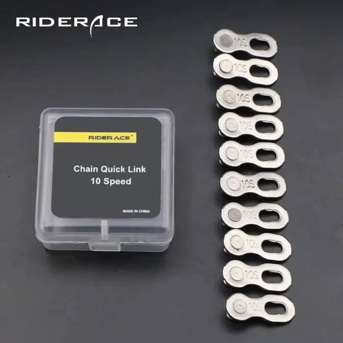 5 paires de joints de connecteur de maillon de chaîne de vélo, boutons magiques, maillons principaux