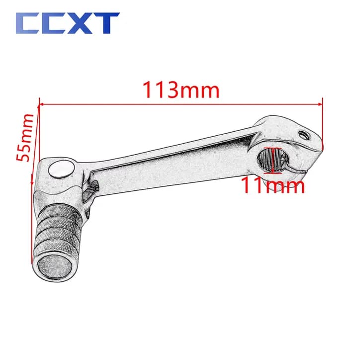 Levier de changement de vitesse pliable en aluminium pour moto, pour ATV Dirt Bike ZongShen NC250 BS