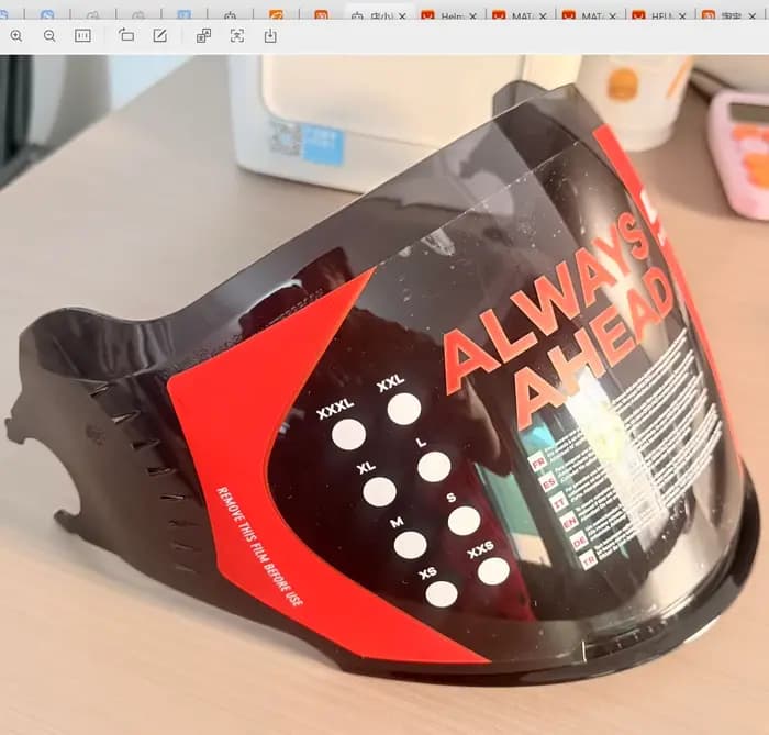 Visières de casque pour LS2 VERSO OF570 – Lentille de visière pour demi-casque moto rétro – RIDE SAF