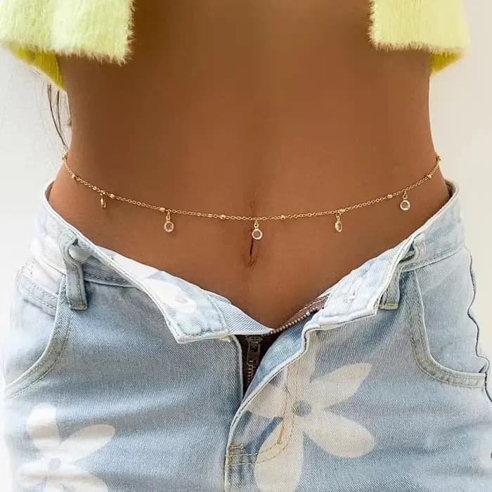 Ceinture de ventre Sexy pour femmes, chaîne de taille, bikini de plage d'été, accessoires de Festiva