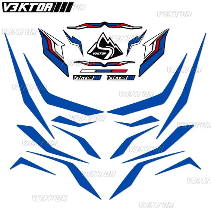 Autocollant réfléchissant pour casque de moto, autocollant intégral pour S1000RR F900R/XR S1000XR F8