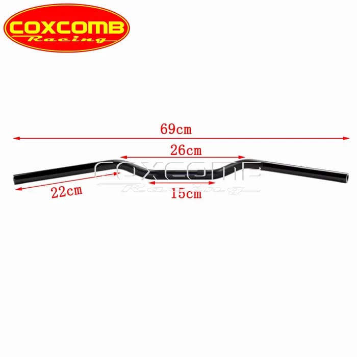 Endflats Off Road 7/8 in. Barre de commande au volant, guidon 22mm, Honda Yamaha Suzuki KLX KXF YZF