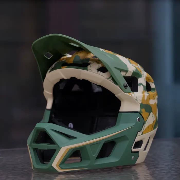 Casque intégral vtt descente Sports de plein air Motocross course casque de vélo pour hommes ultralé