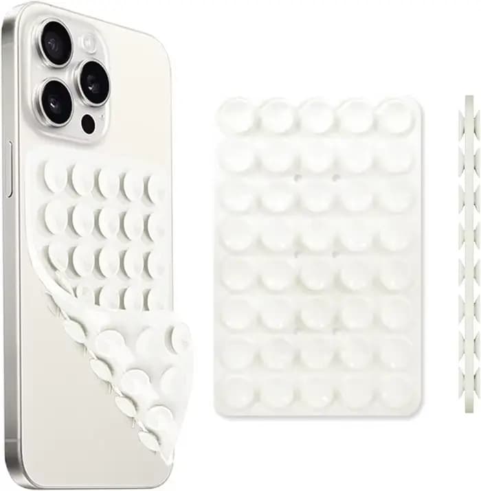 Support de coque de téléphone à ventouse en Silicone, Double face, mains libres, forte poignée pour