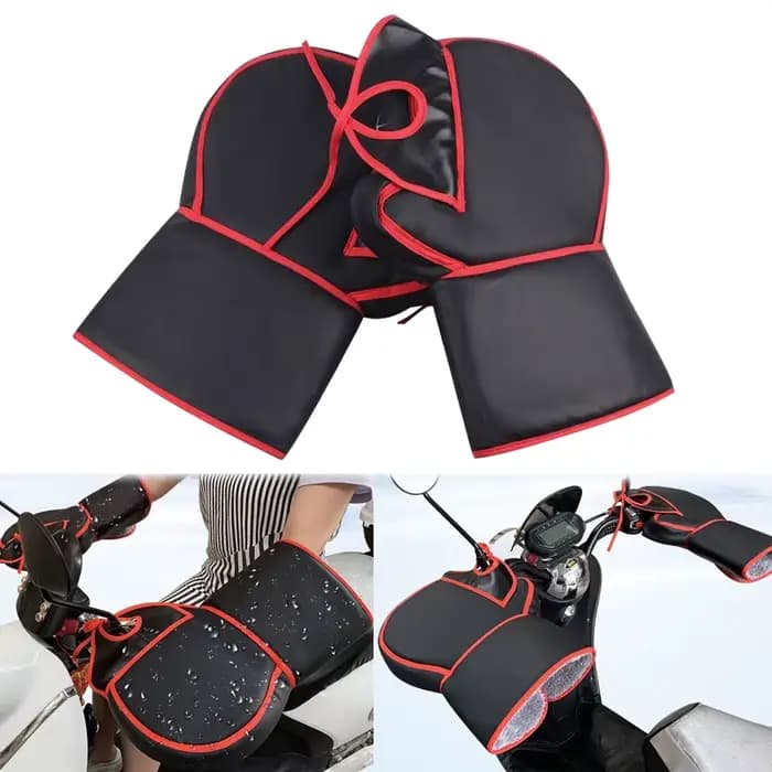 Gants de moto moto Scooter épais chaud guidon manchon poignée barre manchon étanche équitation gants